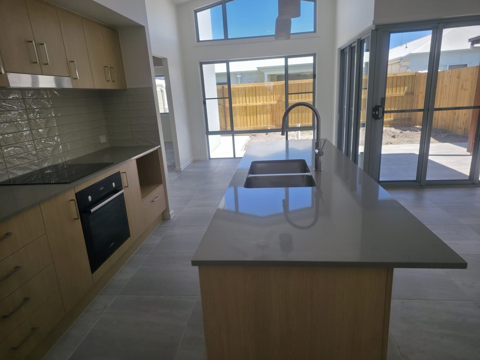 New-build kitchen — handover-ready finish, Sunshine Coast · Bleach Me Clean